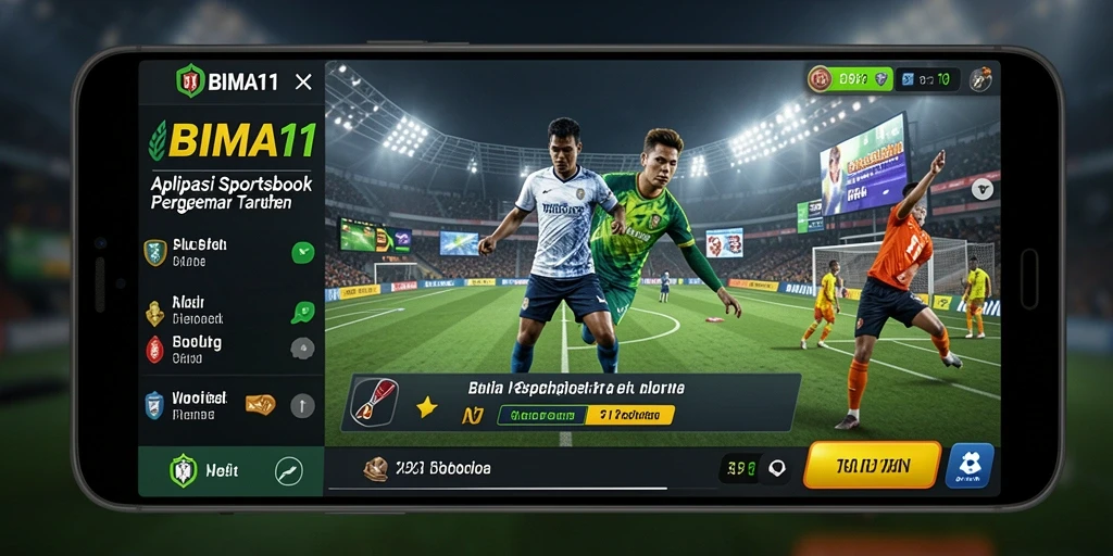 Tampilan menarik dari gameplay Sportsbook BIMA11.