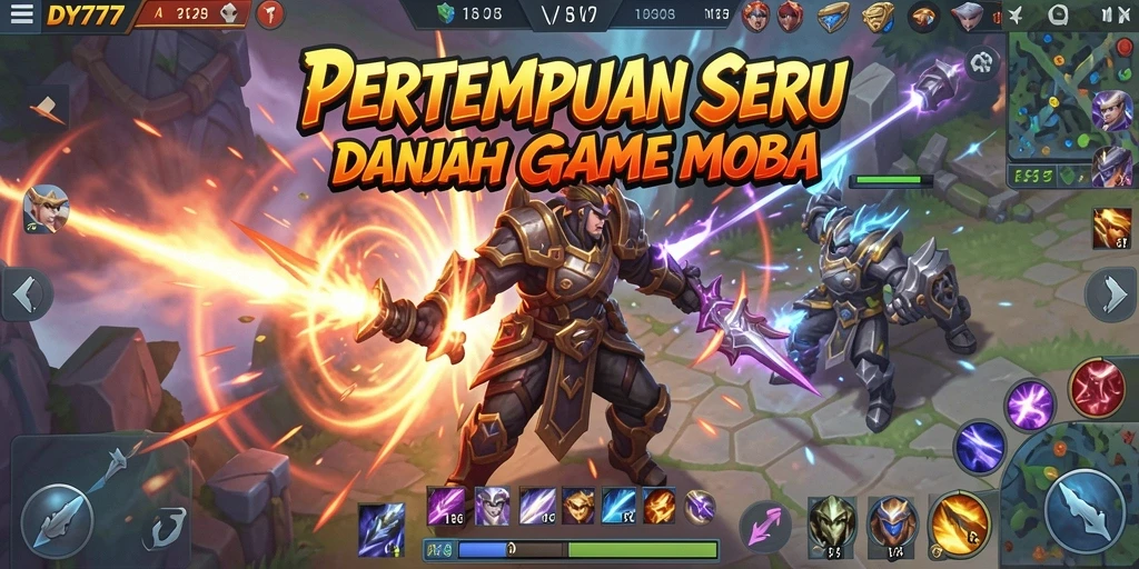 Tampilan menarik dari gameplay DY777 yang mendebarkan.