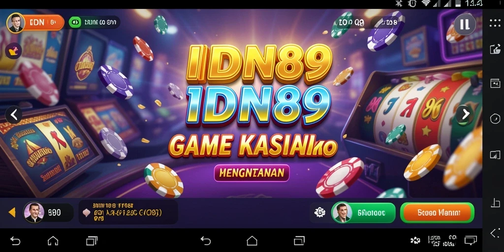 Tampilan gameplay Kasino yang menarik dan mendebarkan di IDN89.