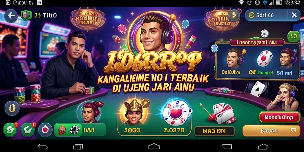 Screenshot gameplay <strong>IDRRP</strong> yang menampilkan suasana kasino yang seru.