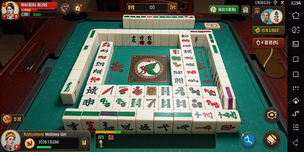 Tampilan screenshot K234 menampilkan gameplay Mahjong yang menarik dan menantang.