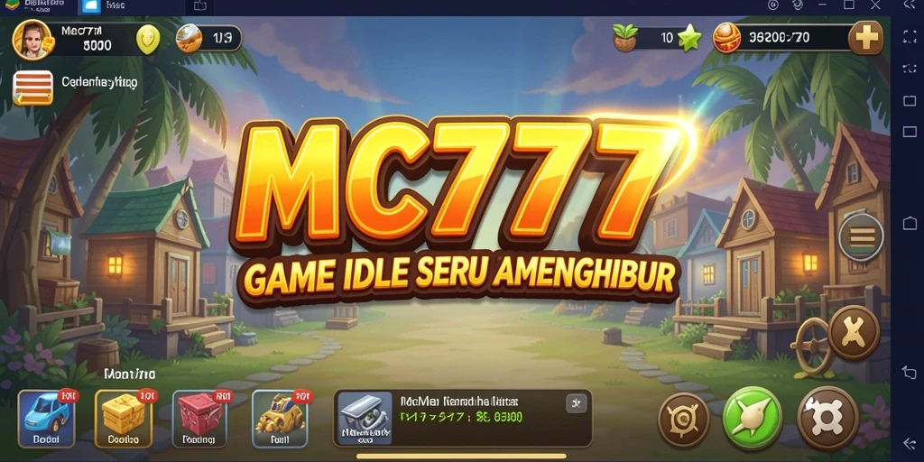 Tampilan gameplay Idle seru di MC777 dengan elemen menarik.