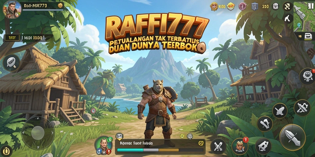 Gameplay RAFFI777 yang mendebarkan dalam dunia terbuka.