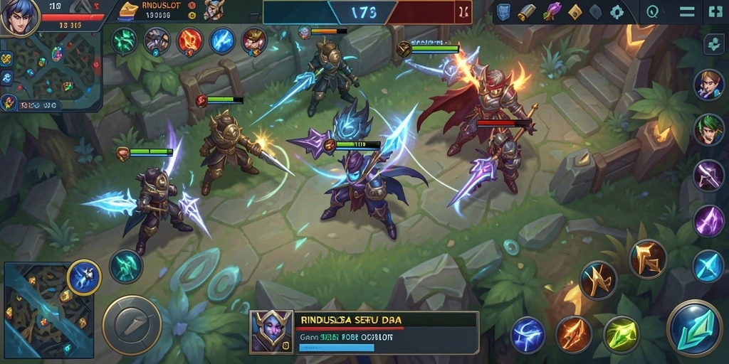 Tampilan gameplay RINDUSLOT yang seru dan dinamis.